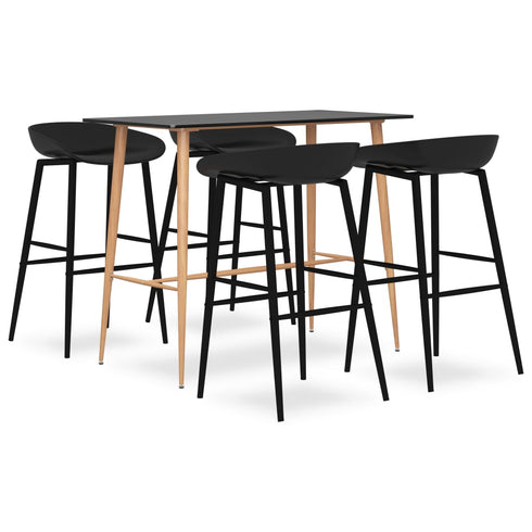 Swen Studio -  5 Piece Bar Set Black